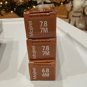 3 tubes Majirel Hair Color 6.8 & 7.8
